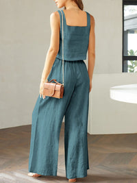 Katrien | Ensemble de pantalons larges tendance pour un look élégant