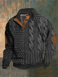 Samuel™ Pull rétro avec col (1+1 OFFERT)
