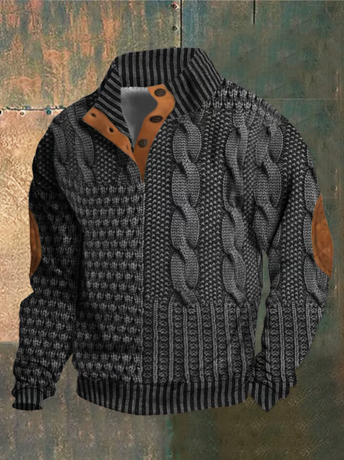 Samuel™ Pull rétro avec col (1+1 OFFERT)