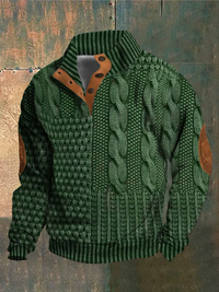 Samuel™ Pull rétro avec col (1+1 OFFERT)