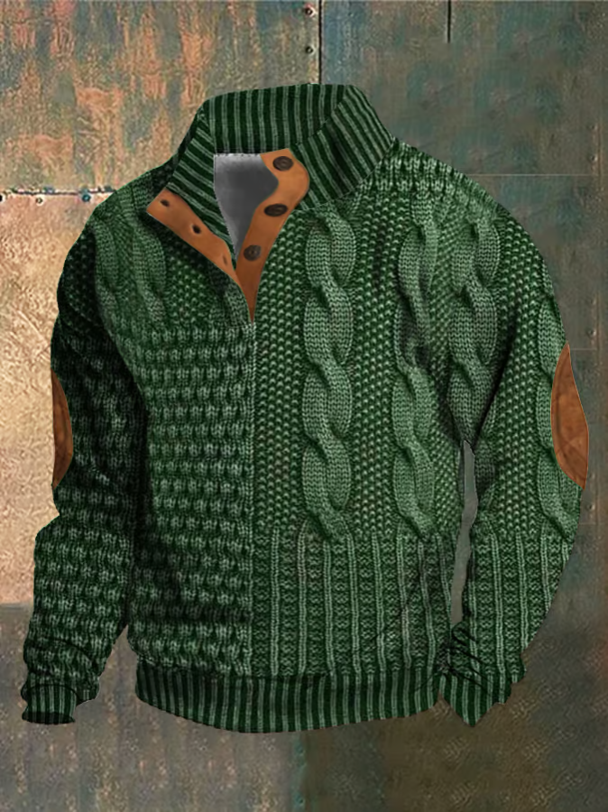 Samuel™ Pull rétro avec col (1+1 OFFERT)