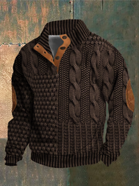Samuel™ Pull rétro avec col (1+1 OFFERT)