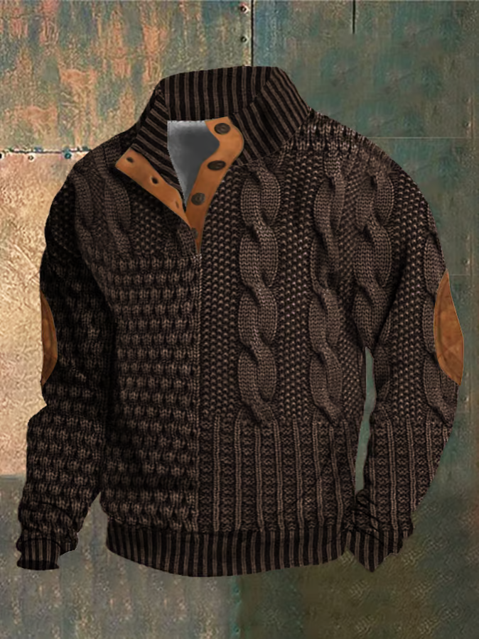 Samuel™ Pull rétro avec col (1+1 OFFERT)