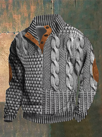 Samuel™ Pull rétro avec col (1+1 OFFERT)