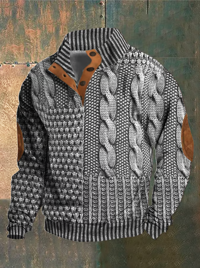 Samuel™ Pull rétro avec col (1+1 OFFERT)