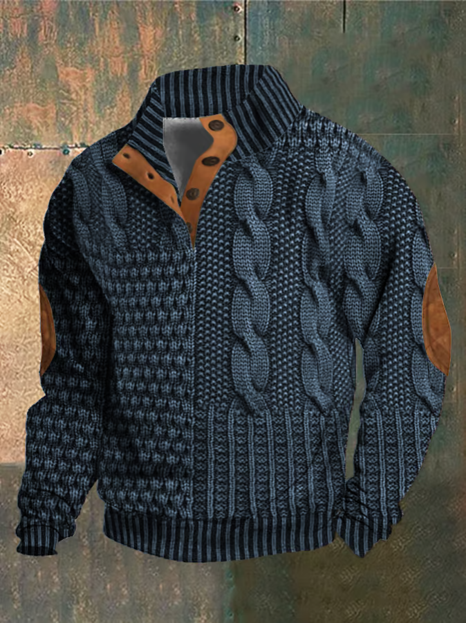Samuel™ Pull rétro avec col (1+1 OFFERT)
