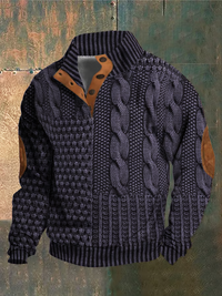 Samuel™ Pull rétro avec col (1+1 OFFERT)