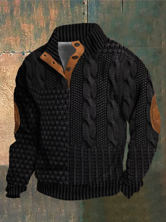 Samuel™ Pull rétro avec col (1+1 OFFERT)