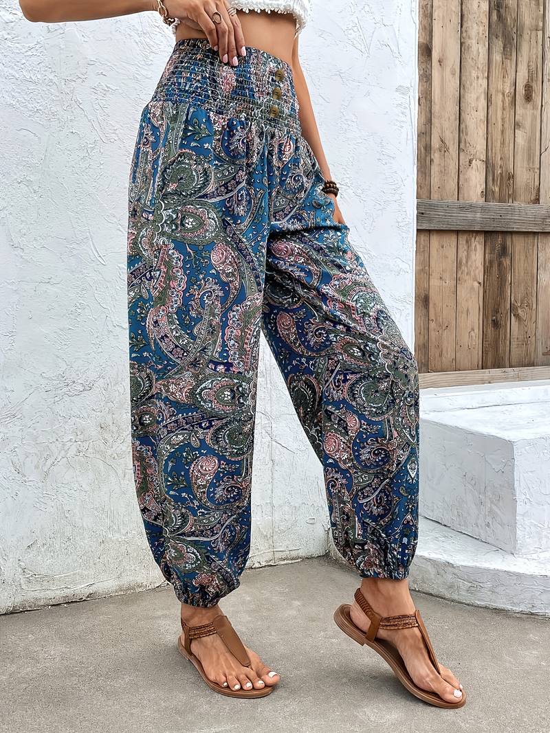 Pantalon décontracté imprimé pour femmes - pantalon confortable et décontracté pour toutes les occasions