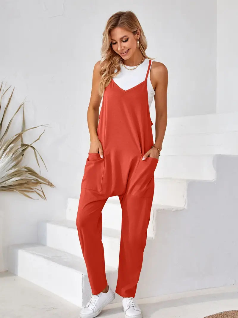 Salopette en coton pour femmes avec une coupe confortable - salopette décontractée et élégante à porter tous les jours