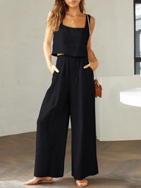 Katrien | Ensemble de pantalons larges tendance pour un look élégant