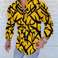 Chemise décontractée à manches longues pour hommes