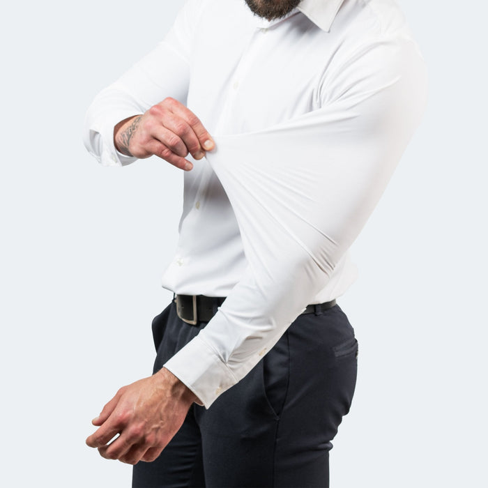 Camisa Hombre Antienguillezable de Tira y Estira - Transpirable y Cómoda