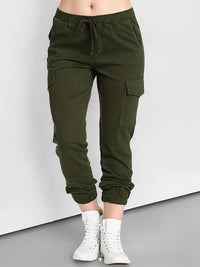 Pantalon de survêtement confortable pour femmes avec poches pratiques pour un look quotidien décontracté et élégant