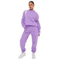 Ensemble de sport 2 pièces avec pantalon de survêtement confortable et sweat à capuche pour un mouvement et un style ultimes