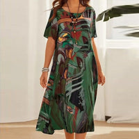 Robe d'été Nanna élégante et confortable pour un look décontracté et stylé