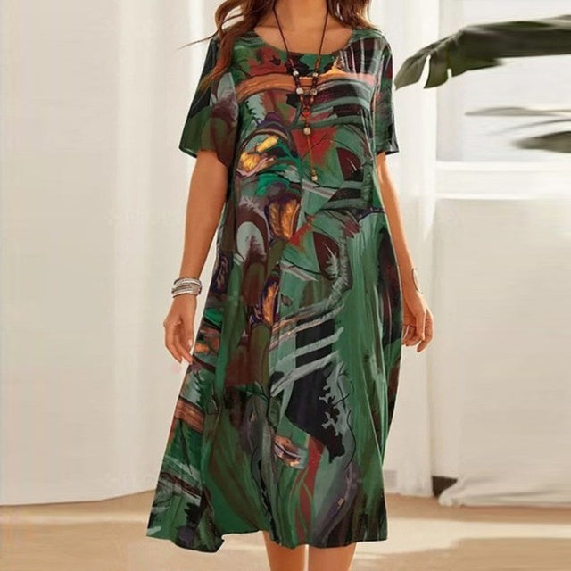 Robe d'été Nanna élégante et confortable pour un look décontracté et stylé