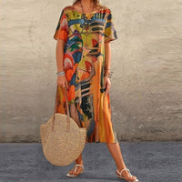 Robe d'été Nanna élégante et confortable pour un look décontracté et stylé