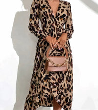 Robe élégante à col en V Sandra pour un look stylé