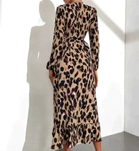 Robe élégante à col en V Sandra pour un look stylé