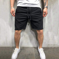 Shorts décontractés pour homme en coton doux - coupe confortable et longueur au genou avec poches