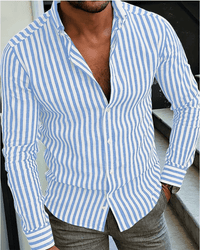 Camisole masculine classique à rayures pour un style élégant et intemporel