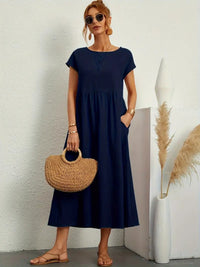 Vestido de verano sin mangas con bolso a juego - Perfecto para mujeres