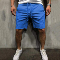 Shorts décontractés pour homme en coton doux - coupe confortable et longueur au genou avec poches