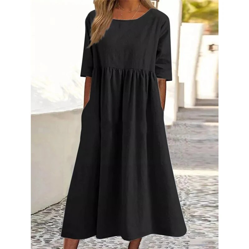 Robe décontractée et élégante pour le printemps