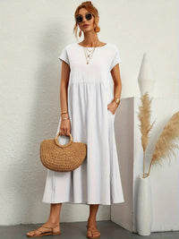 Vestido de verano sin mangas con bolso a juego - Perfecto para mujeres