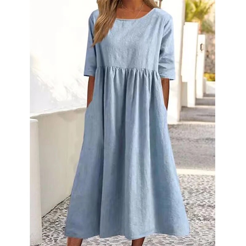 Robe décontractée et élégante pour le printemps