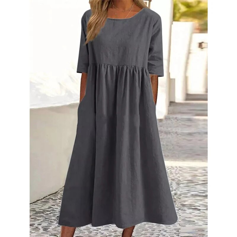 Robe décontractée et élégante pour le printemps