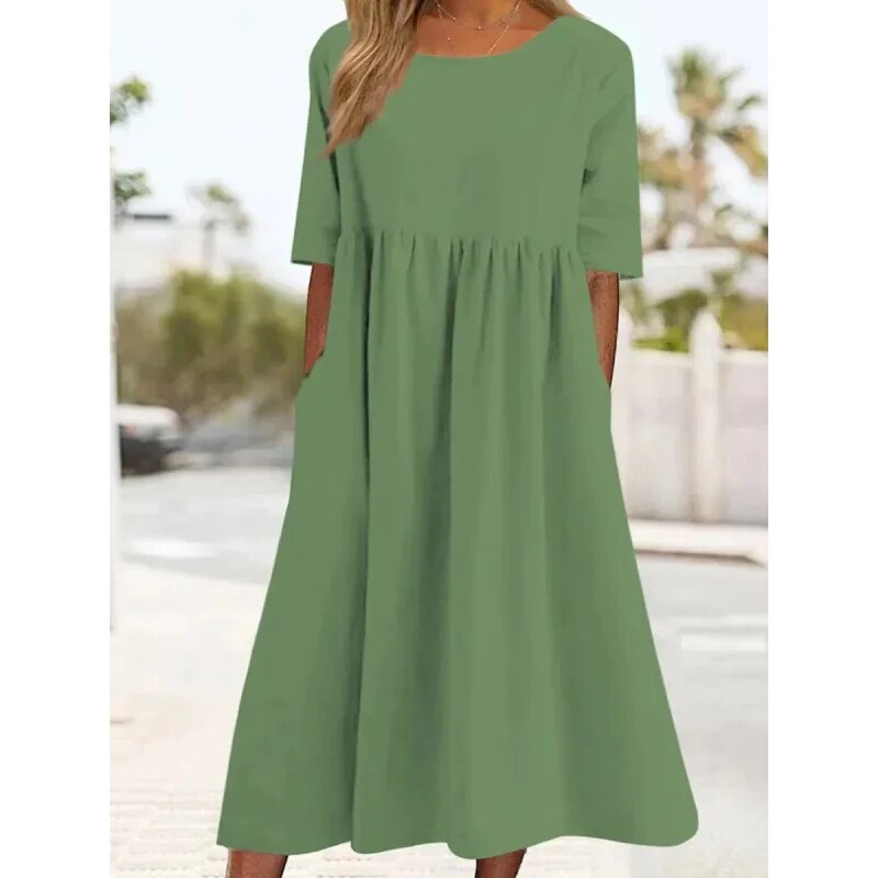 Robe décontractée et élégante pour le printemps