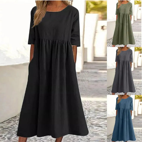 Robe décontractée et élégante pour le printemps
