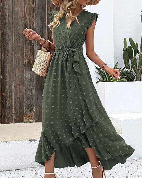 Robe croisée élégante et stylée - Amanda