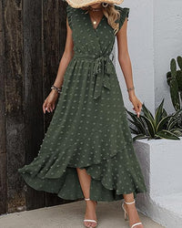 Robe croisée élégante et stylée - Amanda