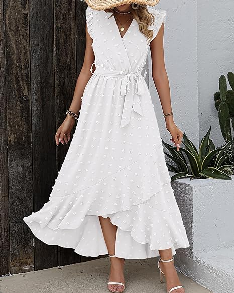 Robe croisée élégante et stylée - Amanda