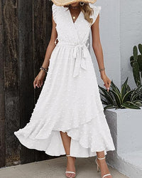 Robe croisée élégante et stylée - Amanda
