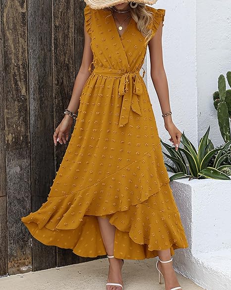 Robe croisée élégante et stylée - Amanda