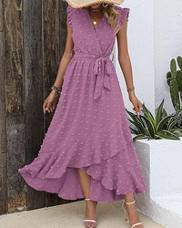 Robe croisée élégante et stylée - Amanda