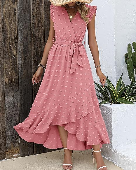 Robe croisée élégante et stylée - Amanda