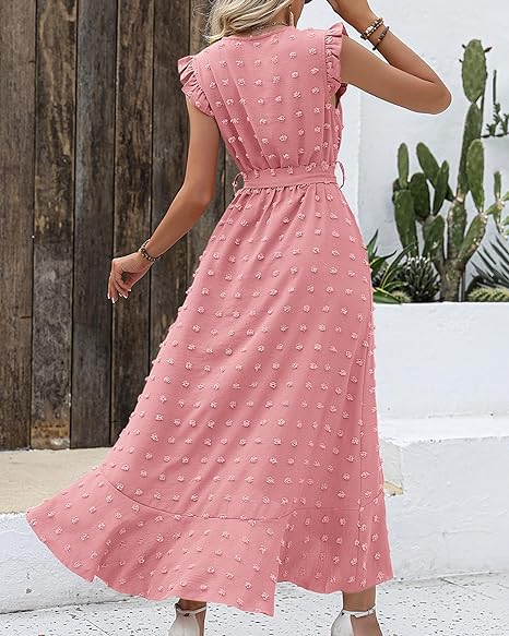 Robe croisée élégante et stylée - Amanda