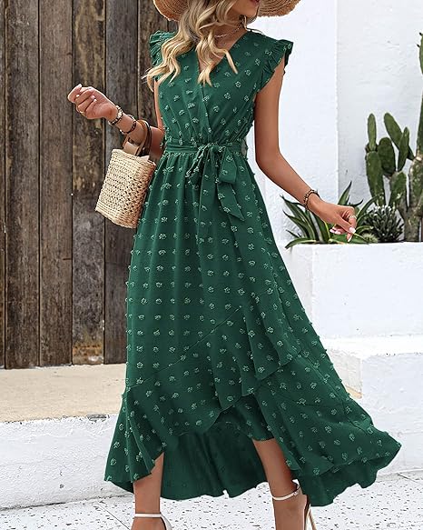 Robe croisée élégante et stylée - Amanda