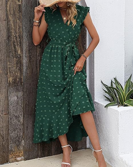 Robe croisée élégante et stylée - Amanda