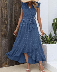 Robe croisée élégante et stylée - Amanda