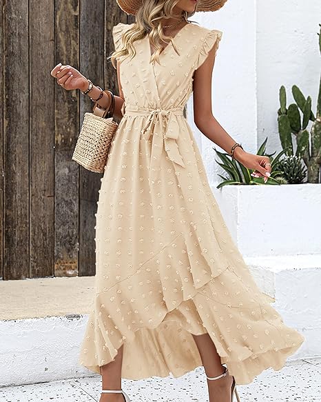 Robe croisée élégante et stylée - Amanda