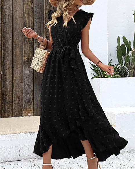 Robe croisée élégante et stylée - Amanda