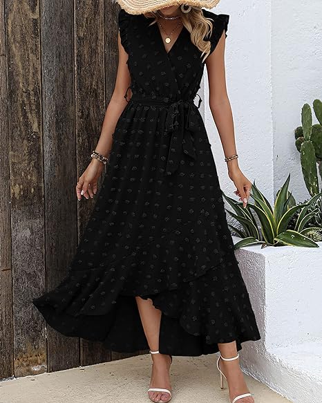 Robe croisée élégante et stylée - Amanda