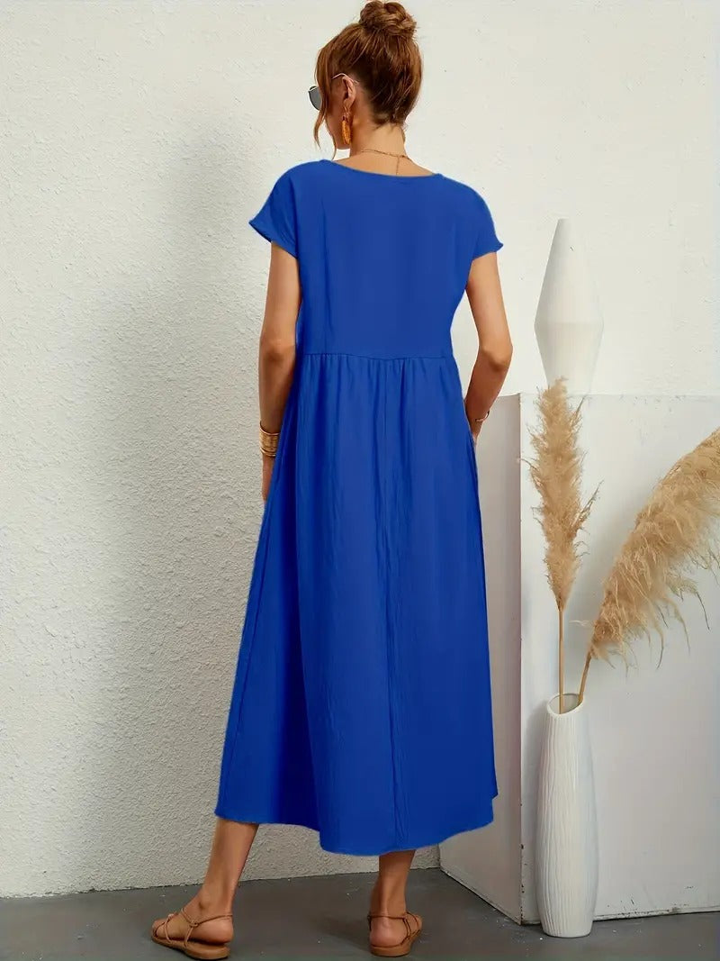Vestido de verano sin mangas con bolso a juego - Perfecto para mujeres