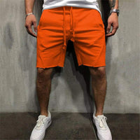 Shorts décontractés pour homme en coton doux - coupe confortable et longueur au genou avec poches